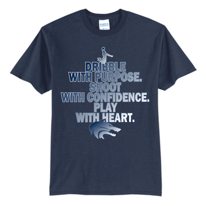 Wolves Basketball Dribble Tee