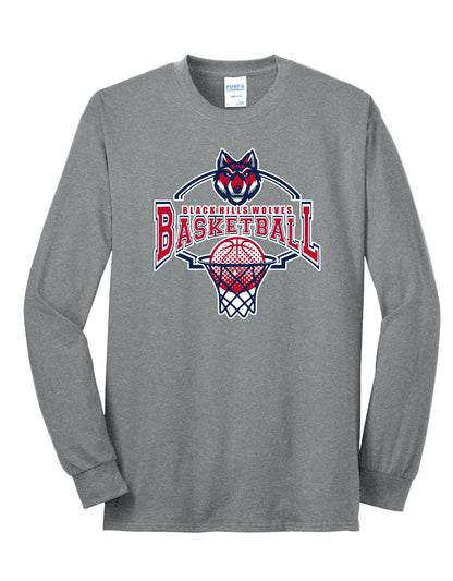 Wolves Basketball Long Sleeve Tee