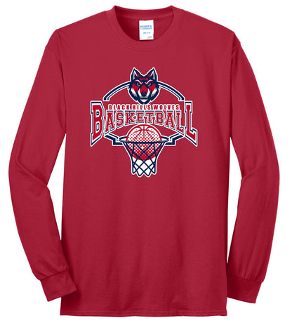 Wolves Basketball Long Sleeve Tee