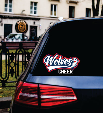 Wolves Car Window Decals - Logo only
