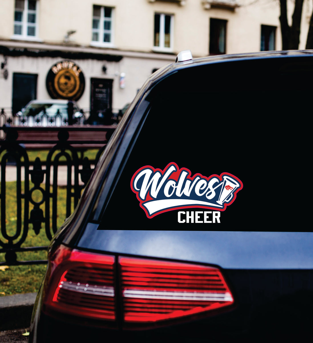 Wolves Car Window Decals - Logo only – Huckleberry Ink LLC