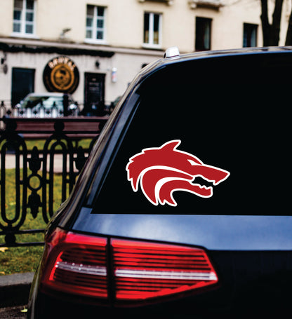 Wolves Car Window Decals - Logo only