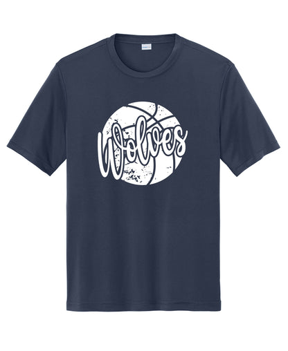 Wolves Basketball Drifit Tee