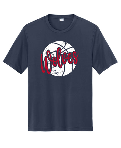 Wolves Basketball Drifit Tee