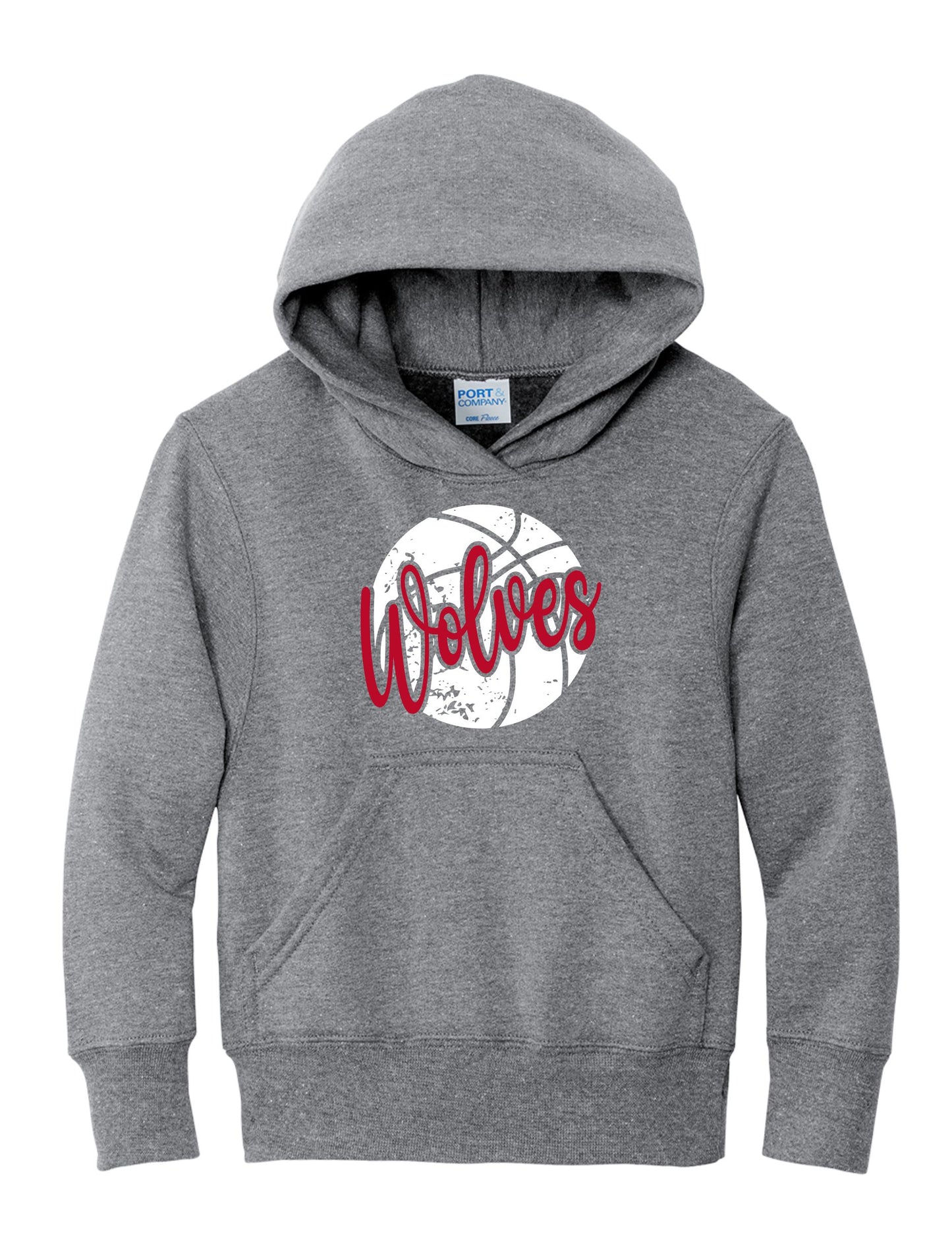 Wolves Basketball Pullover Hoodie