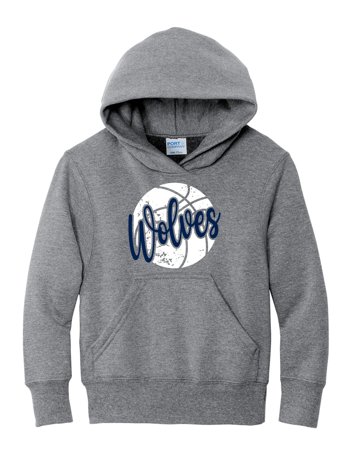 Wolves Basketball Pullover Hoodie