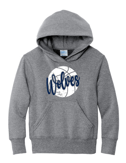 Wolves Basketball Pullover Hoodie
