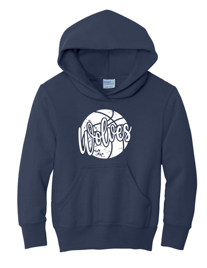 Wolves Basketball Pullover Hoodie