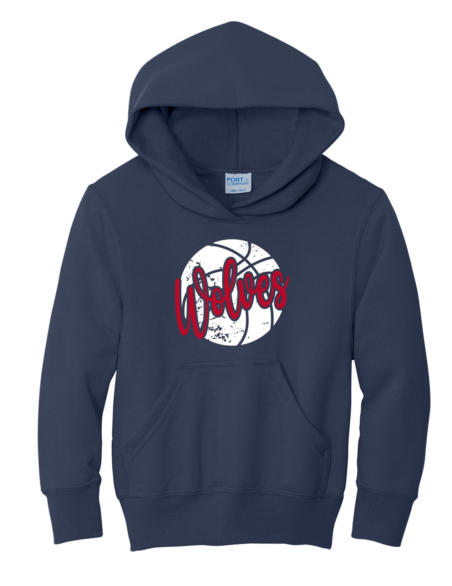 Wolves Basketball Pullover Hoodie