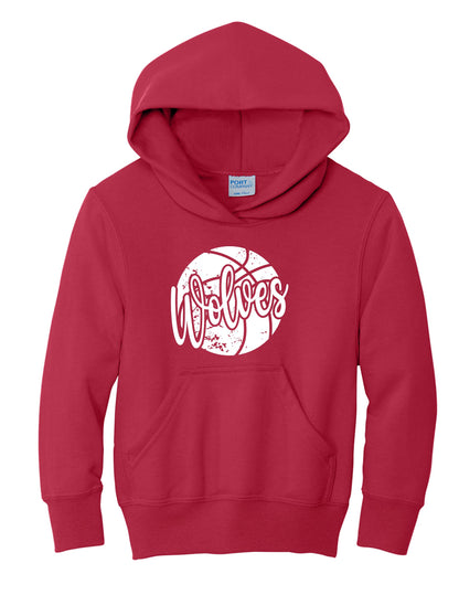 Wolves Basketball Pullover Hoodie