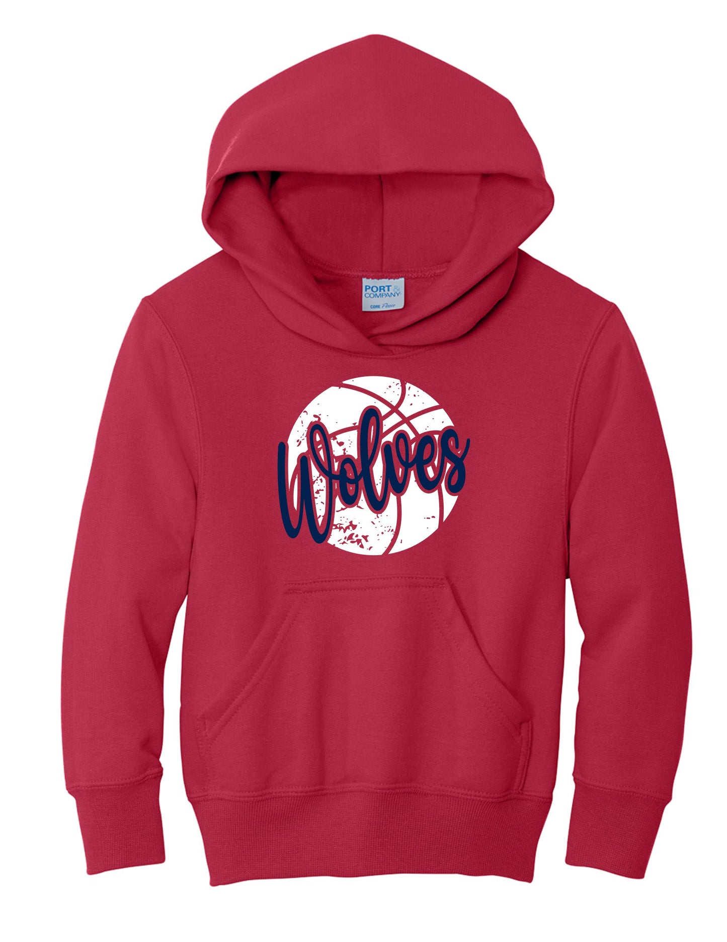 Wolves Basketball Pullover Hoodie