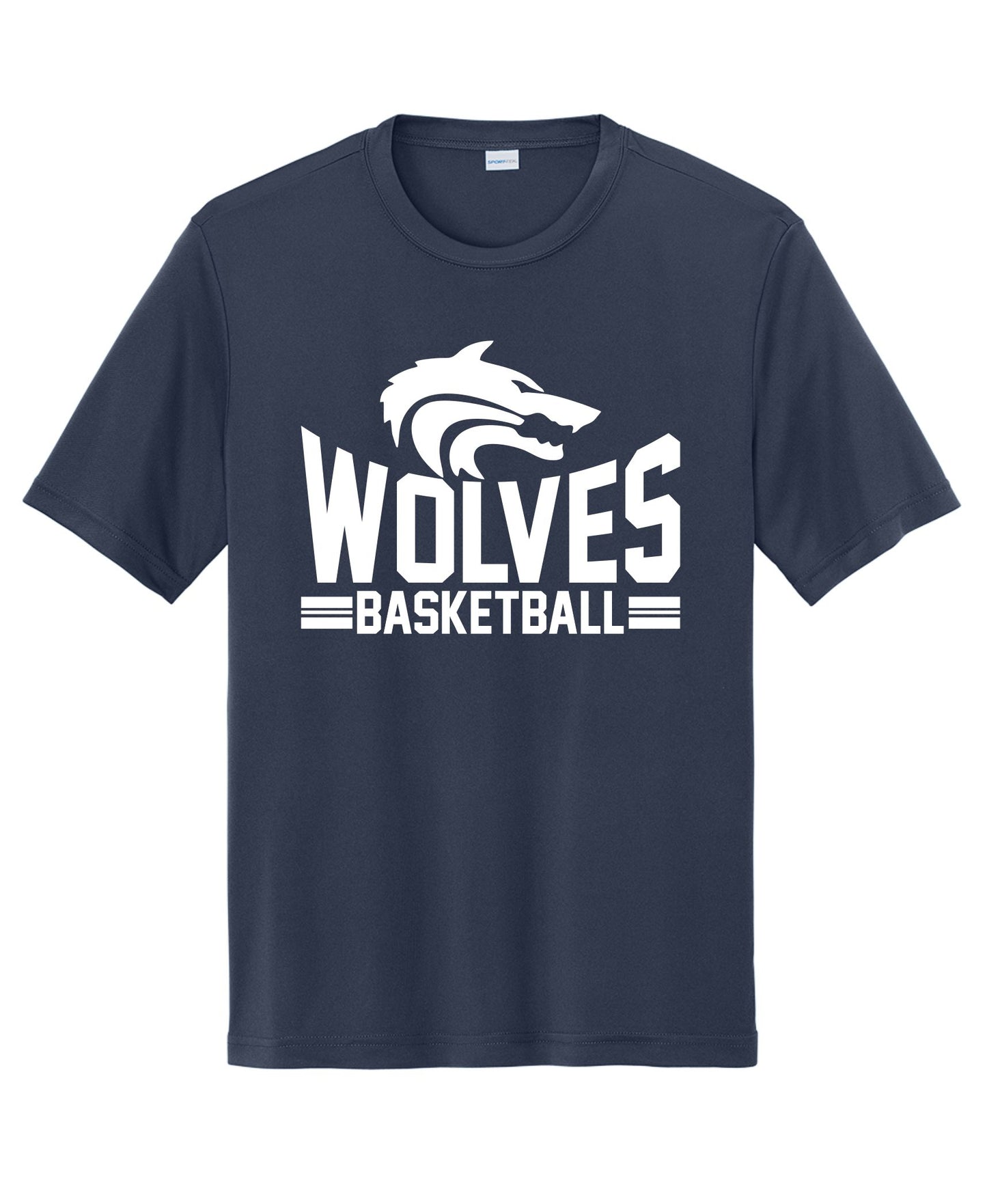 Wolves Basketball Drifit Tee