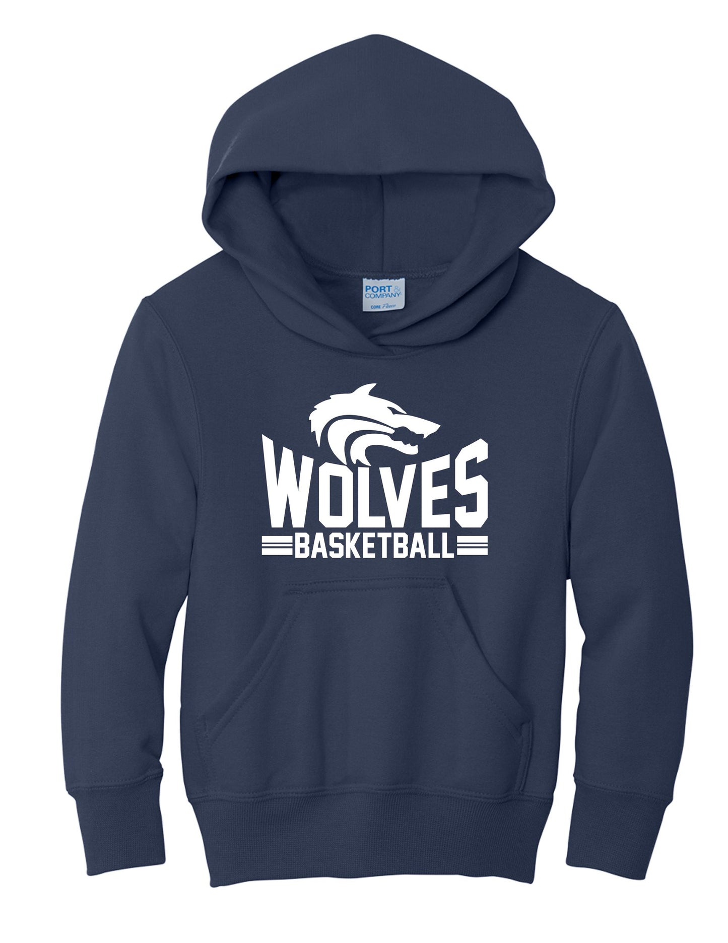 Wolves Basketball Pullover Hoodie