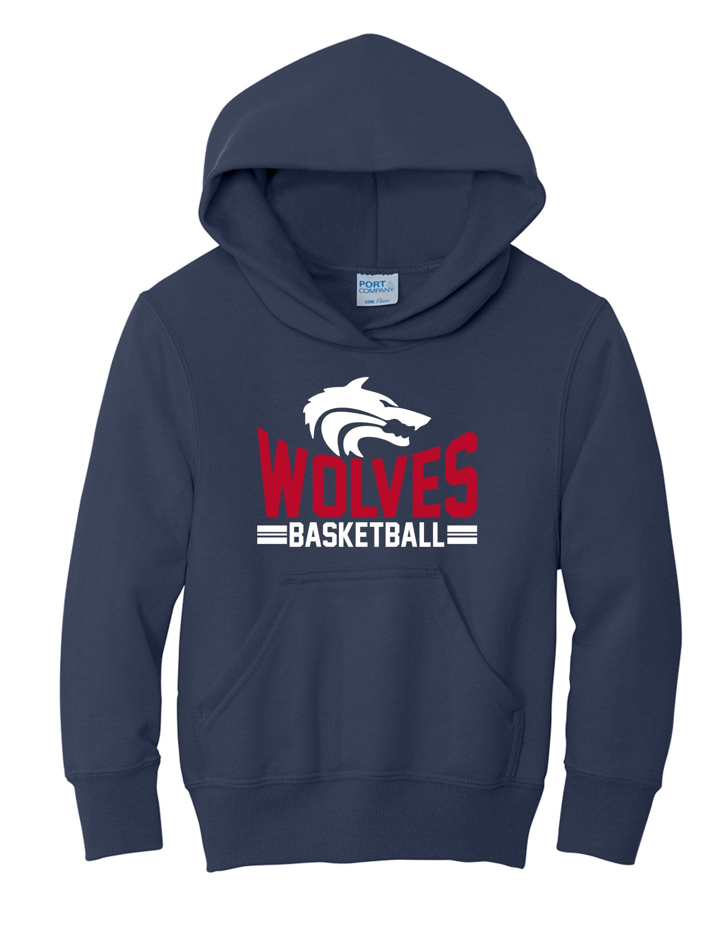 Wolves Basketball Pullover Hoodie