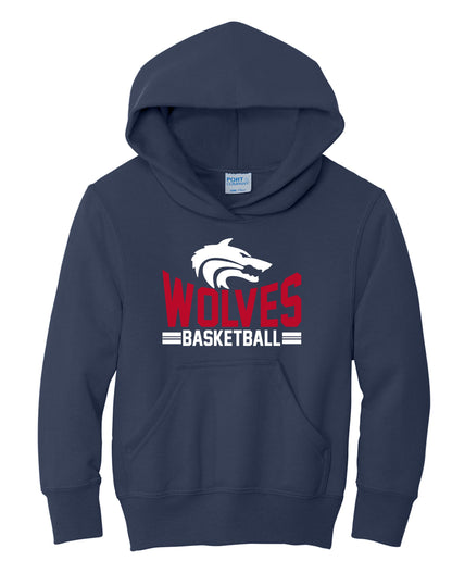 Wolves Basketball Pullover Hoodie