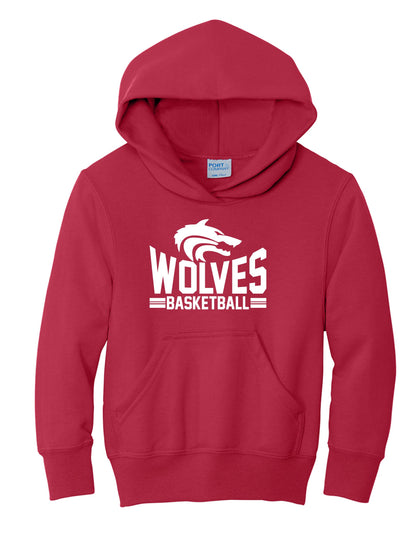 Wolves Basketball Pullover Hoodie