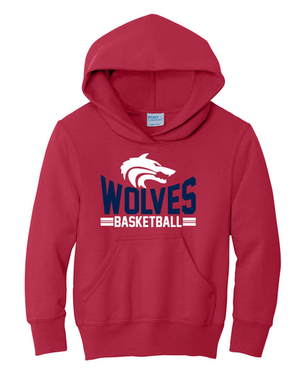 Wolves Basketball Pullover Hoodie