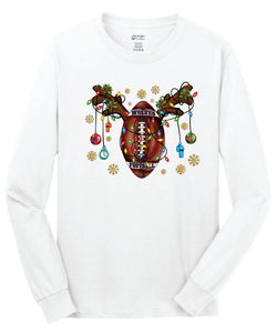 Wolves Football Reindeer Long Sleeve