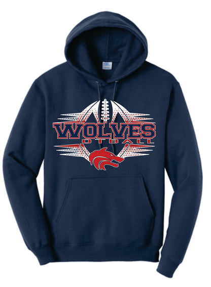 Wolves Football Gradient Hoodie