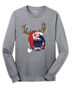 Wolves Santa Hat Helmet Long Sleeve