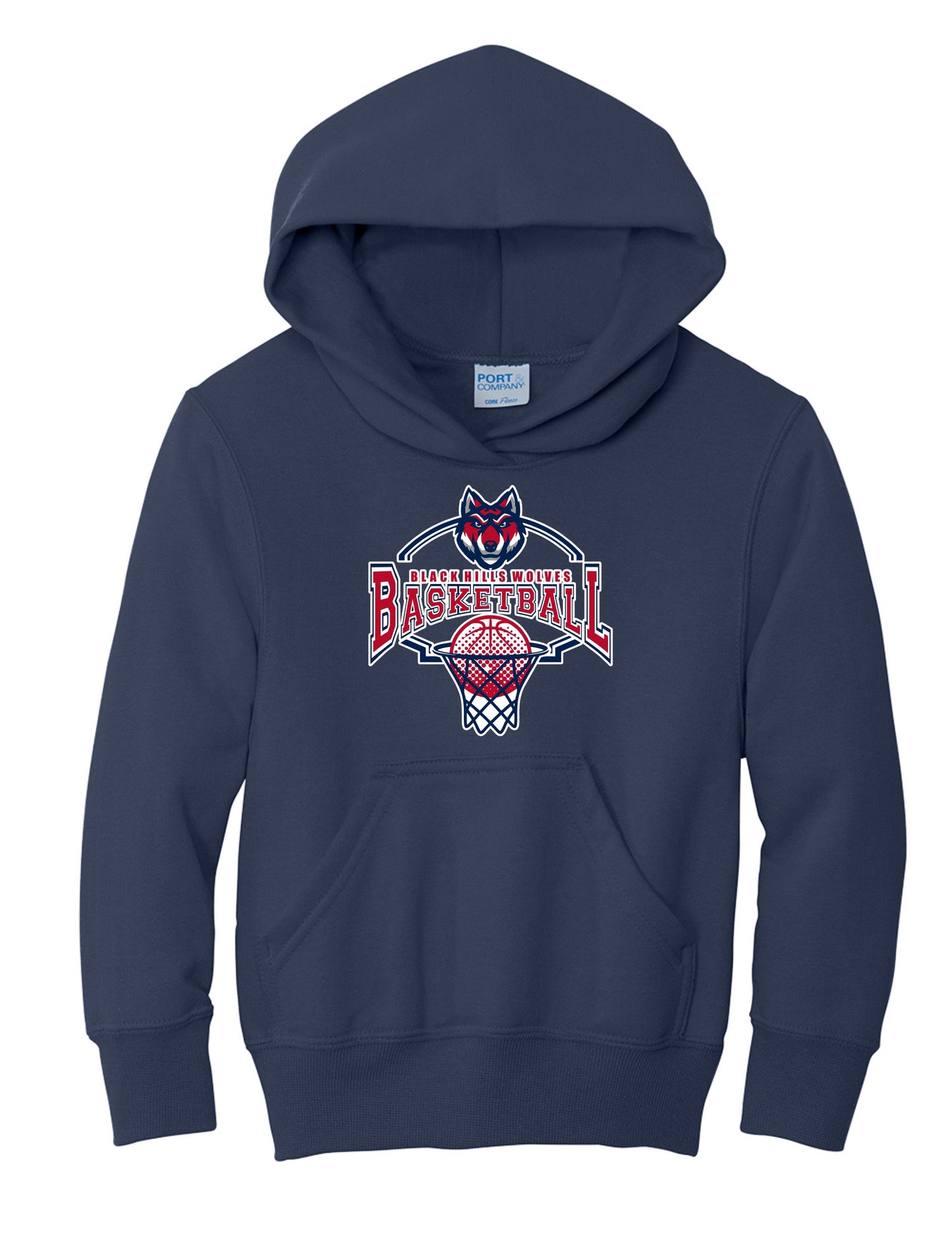 Wolves Basketball Pullover Hoodie