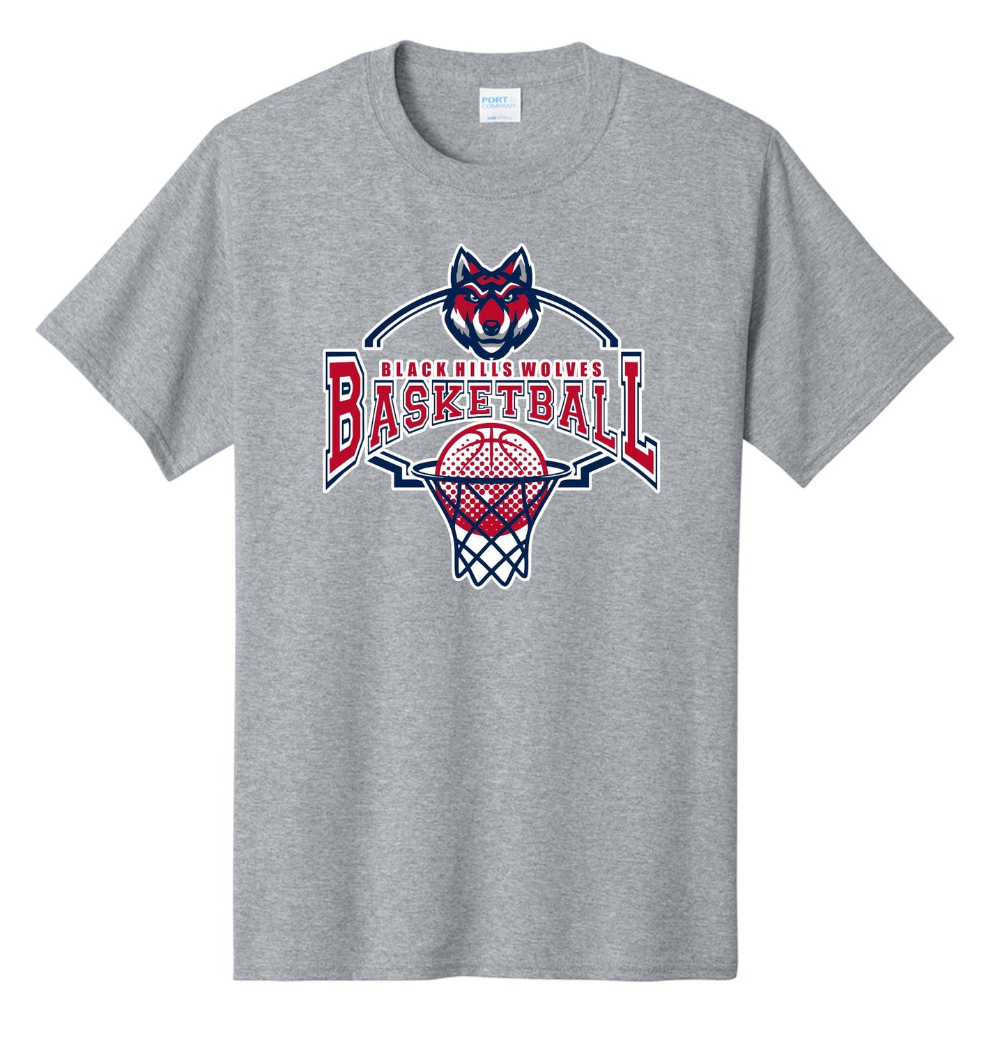 Wolves Basketball Cotton Tee
