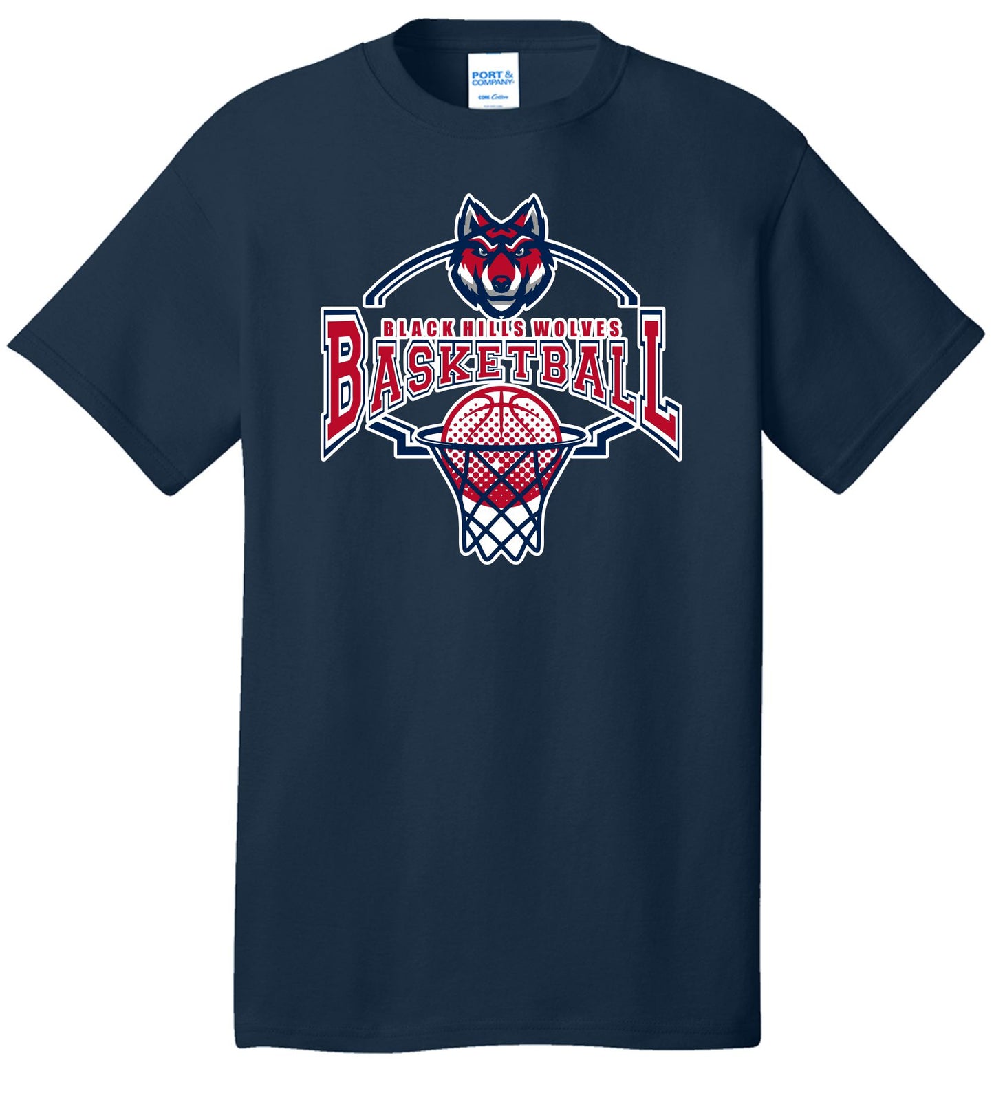 Wolves Basketball Cotton Tee