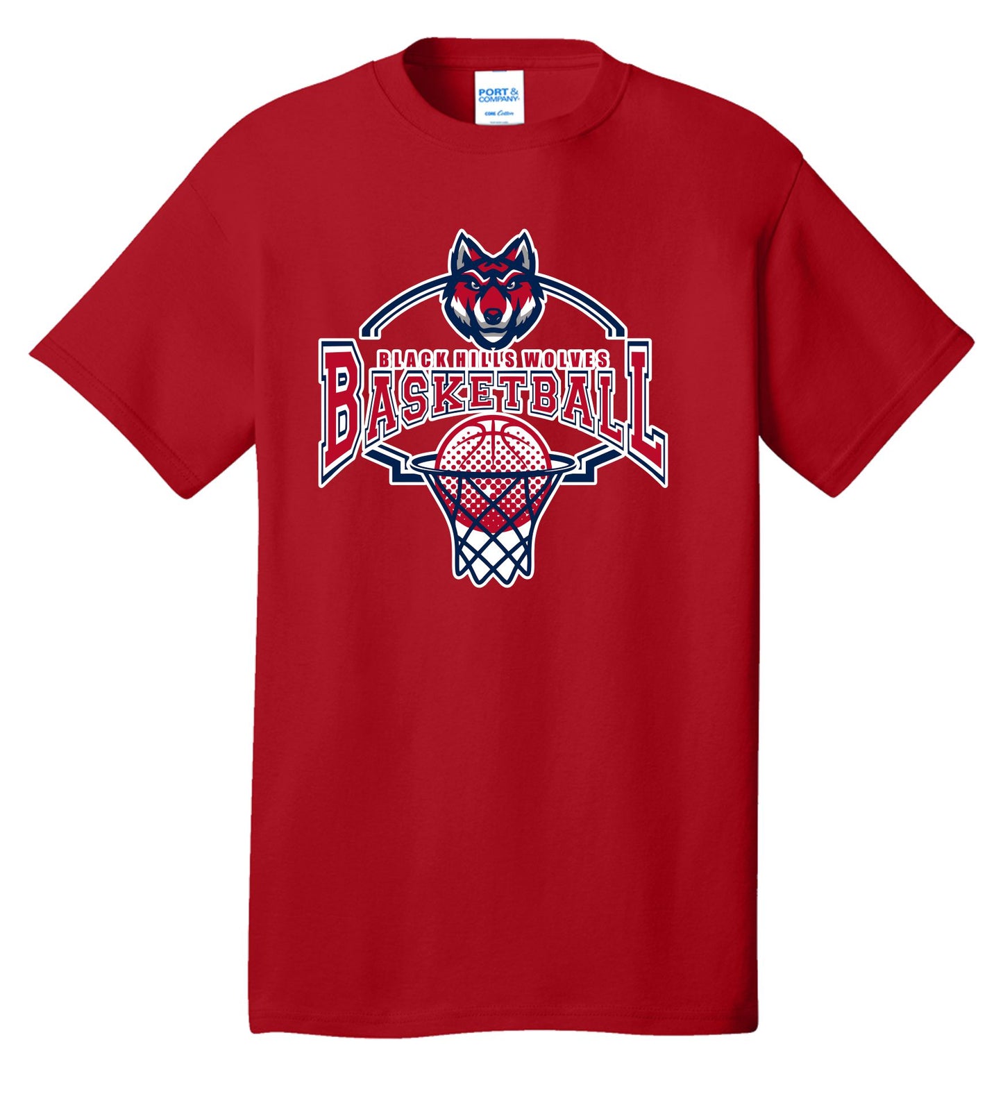 Wolves Basketball Cotton Tee