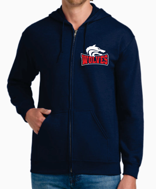Wolves Full Zip Hoodie
