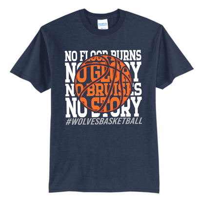 Wolves Basketball No Story Tee