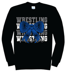 Elma Wrestling Mama/Bow  Crewneck sweatshirt