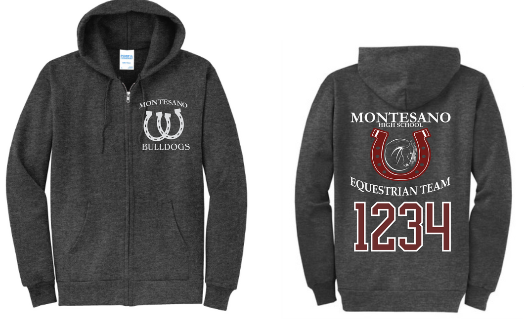 Montesano Equestrian Team Zip up Hoodie