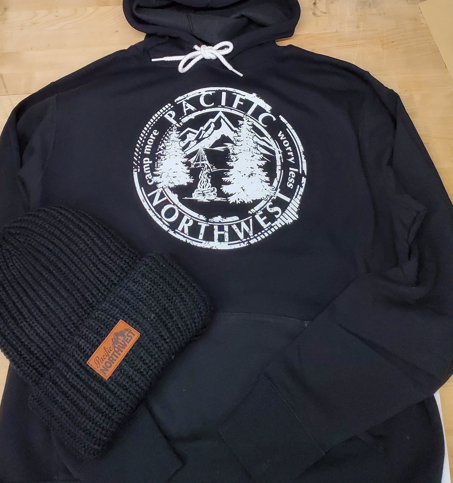 Camp More~Worry Less PNW Hoodie