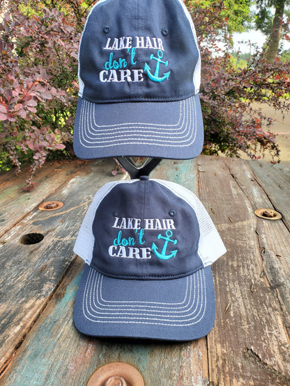 Lake Hair Don't Care hat