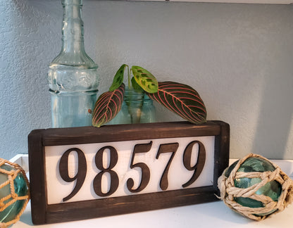 Custom Zip Code Sign