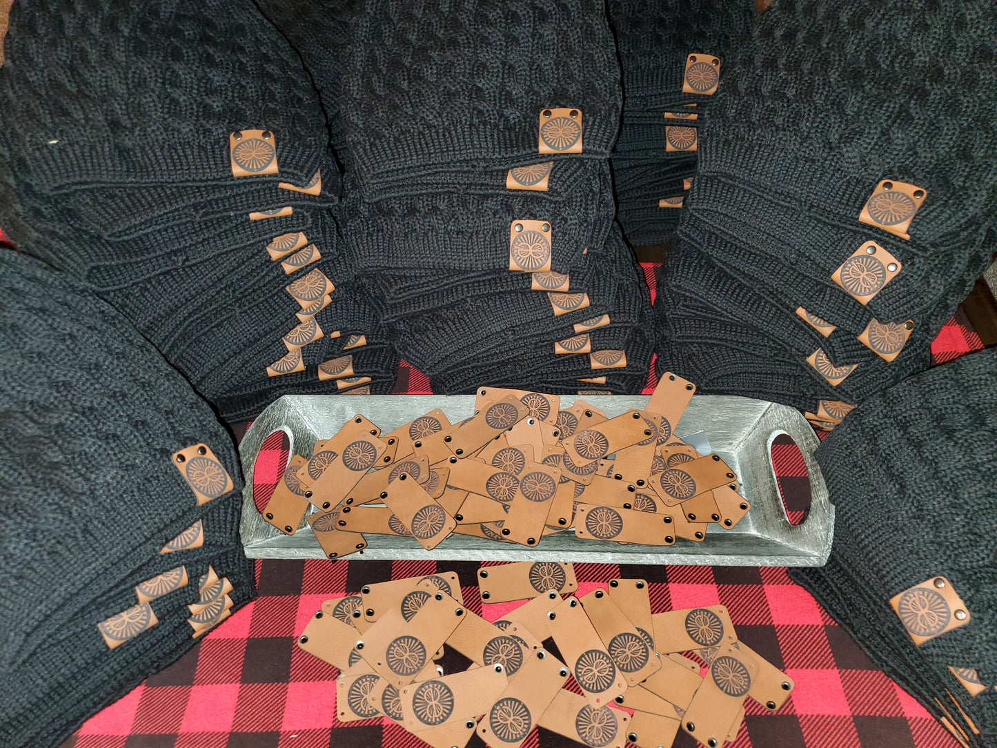 CUSTOM Richardson Beanie with Leather Tag