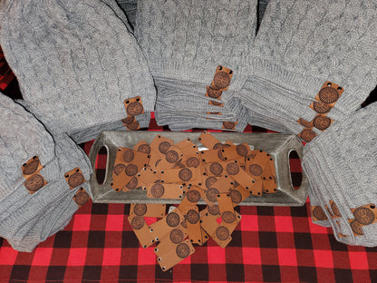 CUSTOM Richardson Beanie with Leather Tag