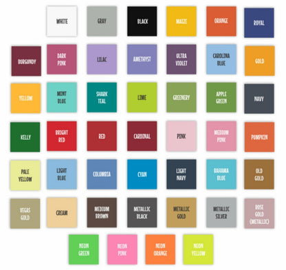 12x15 Heat Transfer sheet, HTV