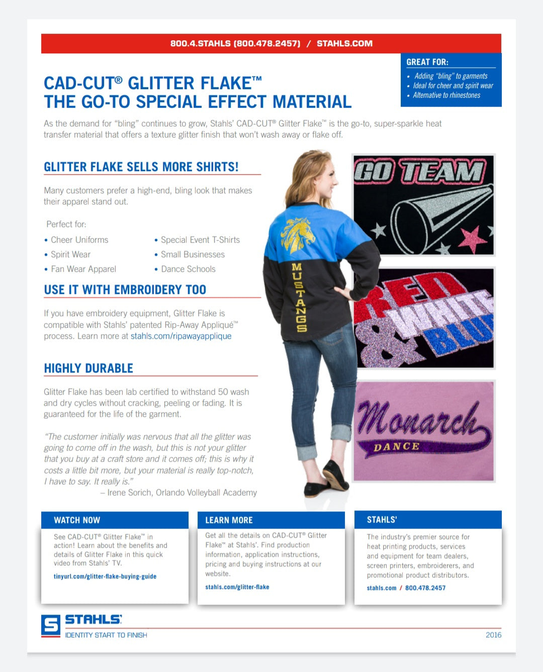 12x20 Glitter Flake HTV