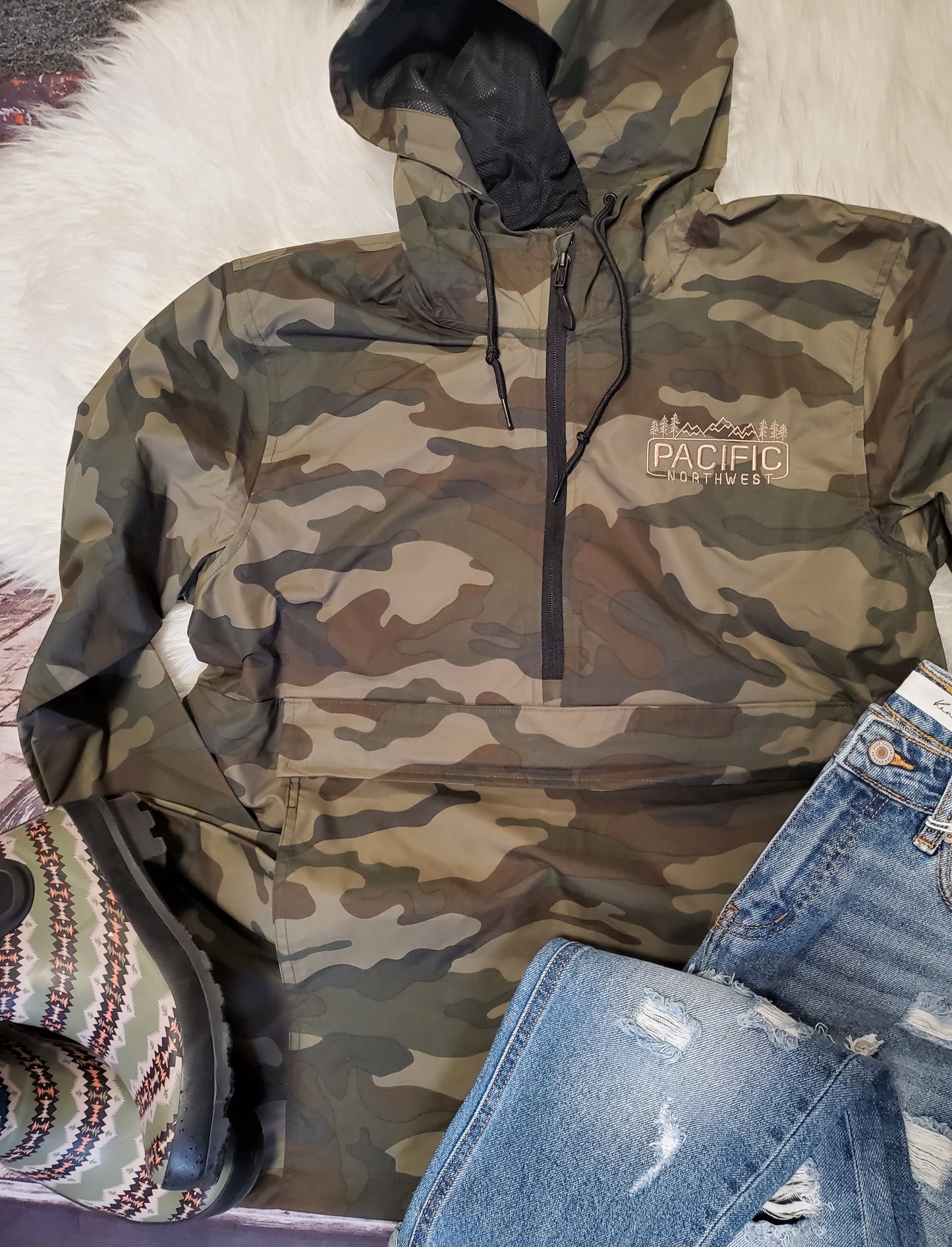 Independent Anorak Waterproof Camo