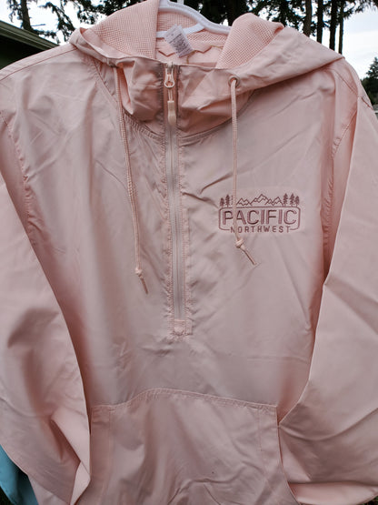 Pacific Northwest Unisex Lightweight Quarter-Zip Windbreaker Pullover