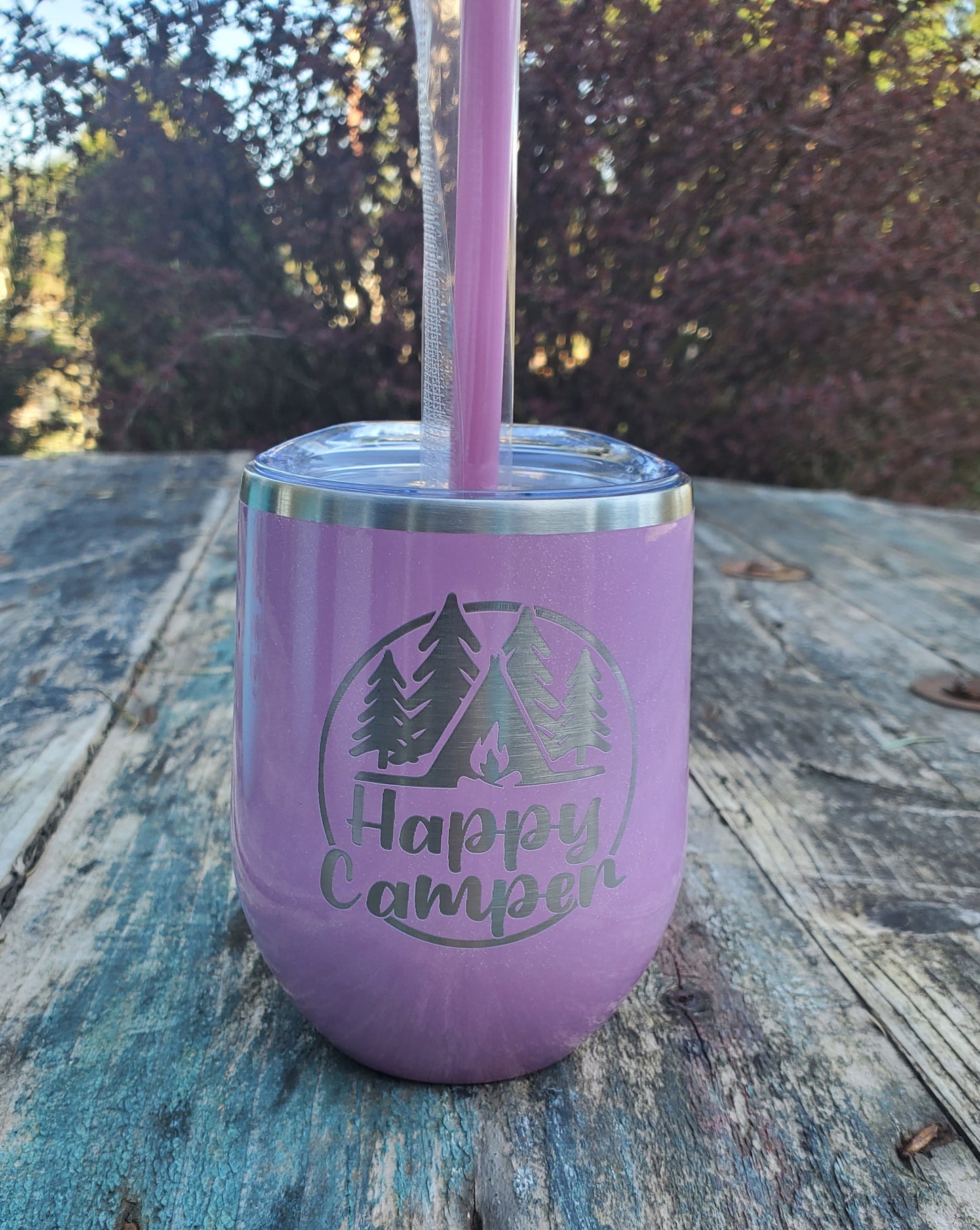 Happy Camper Engraved Tumbler
