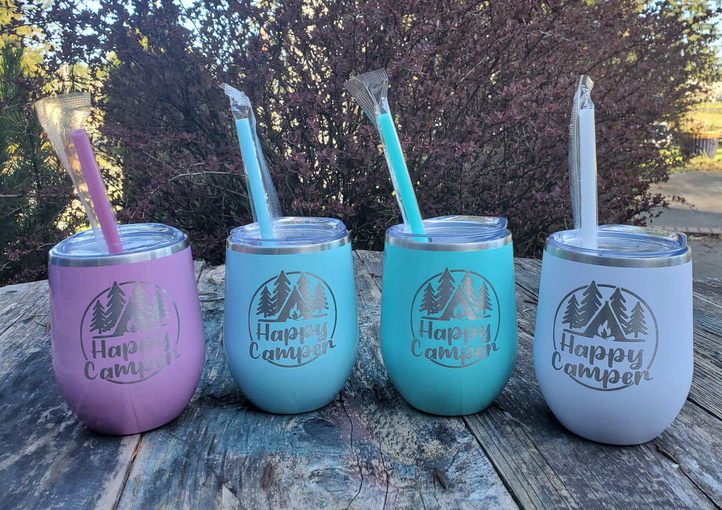 Happy Camper Engraved Tumbler