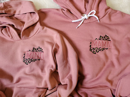Mama and Mini matching Hoodies