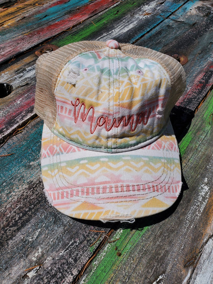 C.C. Criss Cross high pony/messy bun hat