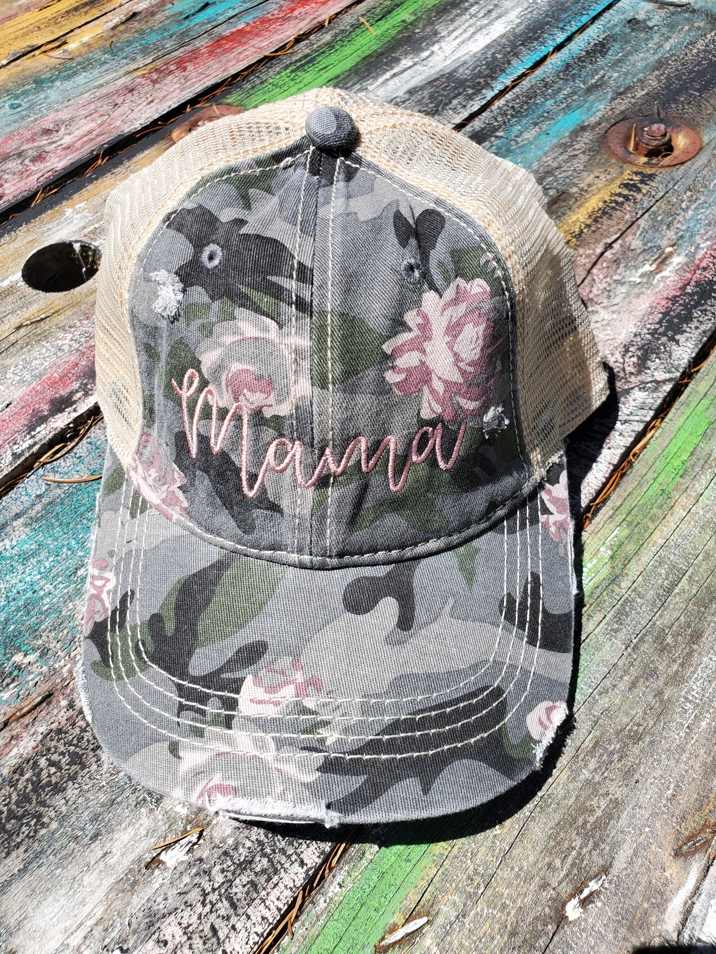 C.C. Criss Cross high pony/messy bun hat