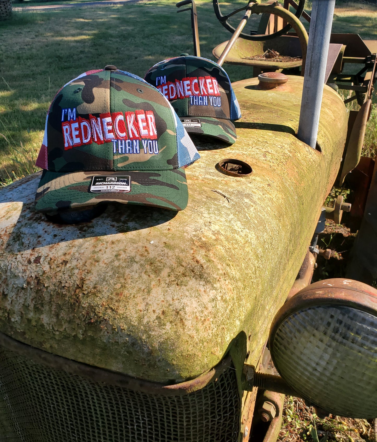 Rednecker than you Richardson Trucker hat