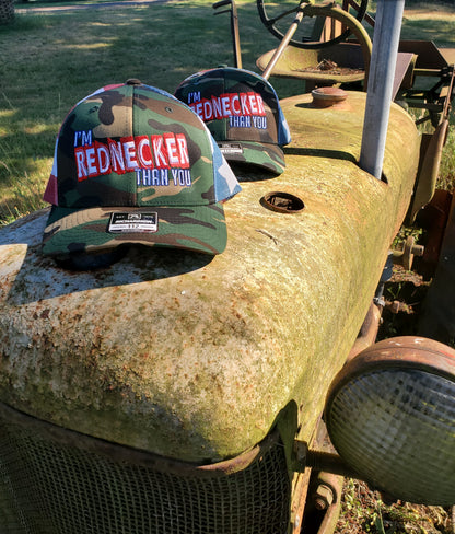 Rednecker than you Richardson Trucker hat