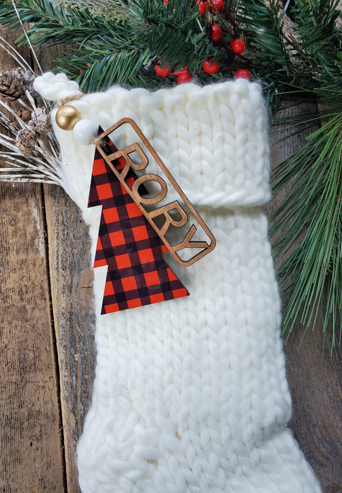Stocking Name Tag