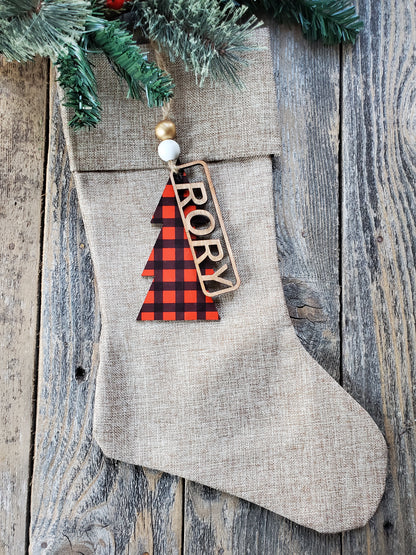 Stocking Name Tag